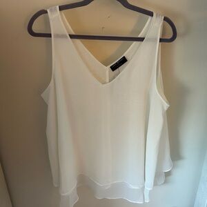 Lane Bryant Swing Top in Cream